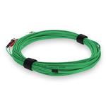 Picture of 3m ST to ST Green OM4 Duplex OFNR (Riser-Rated) Fiber Patch Cable