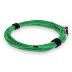 Picture of 3m ST to ST Green OM4 Duplex OFNR (Riser-Rated) Fiber Patch Cable