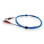 Picture of 3m ST to ST Blue OM1 Duplex OFNP (Plenum-Rated) MMF Fiber Patch Cable
