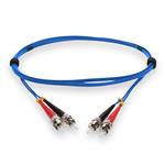 Picture of 3m ST to ST Blue OM1 Duplex OFNP (Plenum-Rated) MMF Fiber Patch Cable