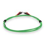 Picture of 3m ST to ST Green OM1 Duplex OFNP (Plenum-Rated) MMF Fiber Patch Cable