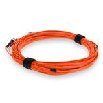 Picture of 5m ST to ST Orange OM3 Duplex OFNR (Riser-Rated) Fiber Patch Cable