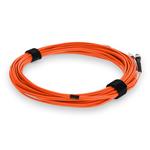 Picture of 5m ST to ST Orange OM3 Duplex OFNR (Riser-Rated) Fiber Patch Cable