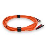 Picture of 5m ST to ST Orange OM3 Duplex OFNR (Riser-Rated) Fiber Patch Cable