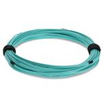 Picture of 5m ST to ST Aqua OM3 Duplex OFNR (Riser-Rated) Fiber Patch Cable