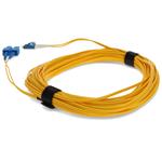 Picture of 25m USC to LC Yellow OS2 Duplex OFNR (Riser-Rated) SMF Fiber Patch Cable
