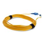 Picture of 25m USC to LC Yellow OS2 Duplex OFNR (Riser-Rated) SMF Fiber Patch Cable
