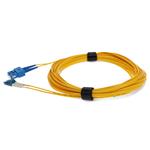 Picture of 9m USC to LC Yellow OS2 Duplex OFNR (Riser-Rated) TAA SMF Fiber Patch Cable
