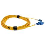 Picture of 9m USC to LC Yellow OS2 Duplex OFNR (Riser-Rated) TAA SMF Fiber Patch Cable