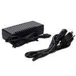 Picture of Epson® C825343 Compatible 3 Pin Male to NEMA 5-15P Male at 3A Black Power Adapter and Cable