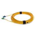 Picture of 20m ALC to LC Yellow OS2 Duplex Microboot, Snagless OFNR (Riser-Rated) SMF Fiber Patch Cable