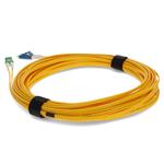 Picture of 20m ALC to LC Yellow OS2 Duplex Microboot, Snagless OFNR (Riser-Rated) SMF Fiber Patch Cable