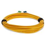 Picture of 20m ALC to LC Yellow OS2 Duplex Microboot, Snagless OFNR (Riser-Rated) SMF Fiber Patch Cable