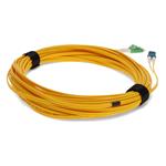 Picture of 20m ALC to LC Yellow OS2 Duplex Microboot, Snagless OFNR (Riser-Rated) SMF Fiber Patch Cable