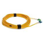 Picture of 20m ALC to LC Yellow OS2 Duplex Microboot, Snagless OFNR (Riser-Rated) SMF Fiber Patch Cable