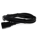 Picture of 3ft C19 Female to C20 Male 12AWG 100-250V at 20A Black Power Cable