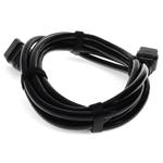 Picture of 10ft C19 Female to C20 Male 12AWG 100-250V at 20A Black Power Cable