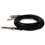 Picture of Arista Networks® CAB-D-4Q-400G-2-5M Compatible TAA Compliant 400GBase-CU QSFP-DD 400G to 4xQSFP56 100G PAM-4 Direct Attach Cable (Passive Twinax, 2.5m)