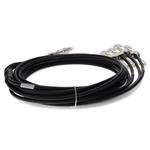 Picture of Arista Networks® CAB-D-4Q-400G-3M Compatible TAA 400GBase-CU QSFP-DD 400G to 4xQSFP56 100G PAM-4 Direct Attach Cable (Passive Twinax, 3m)