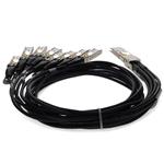 Picture of Arista Networks® CAB-D-8S-400G-1M Compatible TAA Compliant 400GBase-CU QSFP-DD 400G to 8xSFP56 Direct Attach Cable (Passive Twinax, 1m)
