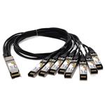 Picture of Arista Networks® CAB-D-8S-400G-1M Compatible TAA Compliant 400GBase-CU QSFP-DD 400G to 8xSFP56 Direct Attach Cable (Passive Twinax, 1m)