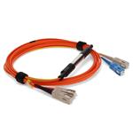 Picture of 2m Cisco® CAB-GELX-625-LC-SC-2M Compatible LC (Male) to SC (Male) Orange OM1 & OS1 Duplex Fiber Mode Conditioning Cable