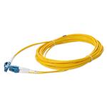 Picture of 2m LC to LC Yellow OS2 Duplex OFNR (Riser-Rated) SMF Fiber Patch Cable
