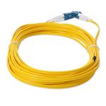 Picture of 2m LC to LC Yellow OS2 Duplex OFNR (Riser-Rated) SMF Fiber Patch Cable