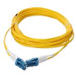 Picture of 2m LC to LC Yellow OS2 Duplex OFNR (Riser-Rated) SMF Fiber Patch Cable