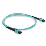 Picture of 3m MPO/UPC to MPO/UPC Aqua OM4 OFNR (Riser-Rated) 12-Strand Fiber Patch Cable