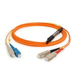 Picture of 1m SC to SC OM2 & OS1 Duplex OFNR (Riser-Rated) Fiber Mode Conditioning Cable