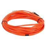 Picture of 10m ST to LC Orange OM1 Duplex OFNR (Riser-Rated) MMF Fiber Patch Cable