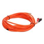 Picture of 10m ST to LC Orange OM1 Duplex OFNR (Riser-Rated) MMF Fiber Patch Cable