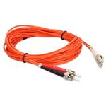 Picture of 10m ST to LC Orange OM1 Duplex OFNR (Riser-Rated) MMF Fiber Patch Cable