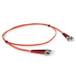 Picture of 5m ST to ST Orange OM1 Duplex OFNR (Riser-Rated) MMF Fiber Patch Cable