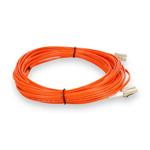Picture of 2m LC to LC Orange OM2 Duplex OFNR (Riser-Rated) Fiber Patch Cable