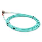 Picture of 1m SC to LC Orange OM2 Duplex OFNR (Riser-Rated) Fiber Patch Cable