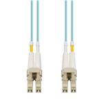 Picture of 1.5m LC to LC Aqua OM3 Duplex OFNR (Riser-Rated) Fiber Patch Cable