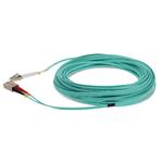 Picture of 20m SC to LC Aqua OM3 Duplex OFNR (Riser-Rated) Fiber Patch Cable