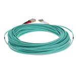 Picture of 20m SC to LC Aqua OM3 Duplex OFNR (Riser-Rated) Fiber Patch Cable