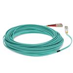 Picture of 20m SC to LC Aqua OM3 Duplex OFNR (Riser-Rated) Fiber Patch Cable