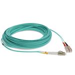 Picture of 20m SC to LC Aqua OM3 Duplex OFNR (Riser-Rated) Fiber Patch Cable