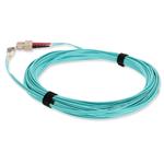 Picture of 2m SC to LC Aqua OM3 Duplex OFNR (Riser-Rated) Fiber Patch Cable