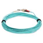 Picture of 2m SC to LC Aqua OM3 Duplex OFNR (Riser-Rated) Fiber Patch Cable