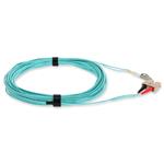 Picture of 2m SC to LC Aqua OM3 Duplex OFNR (Riser-Rated) Fiber Patch Cable