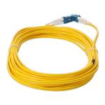 Picture of 4m LC to LC Yellow OS2 Duplex OFNR (Riser-Rated) SMF Fiber Patch Cable