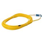 Picture of 4m LC to LC Yellow OS2 Duplex OFNR (Riser-Rated) SMF Fiber Patch Cable