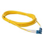 Picture of 4m LC to LC Yellow OS2 Duplex OFNR (Riser-Rated) SMF Fiber Patch Cable
