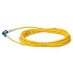 Picture of 9m LC to LC Yellow OS2 Duplex OFNR (Riser-Rated) SMF Fiber Patch Cable