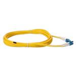 Picture of 9m LC to LC Yellow OS2 Duplex OFNR (Riser-Rated) SMF Fiber Patch Cable